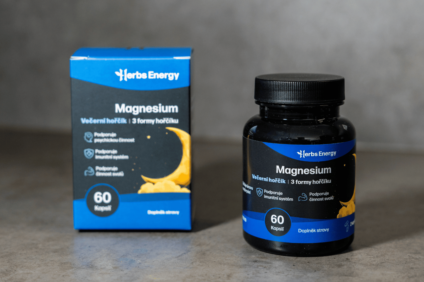 Magnesium VEČERNÍ HOŘČÍK (3 formy hořčíku)