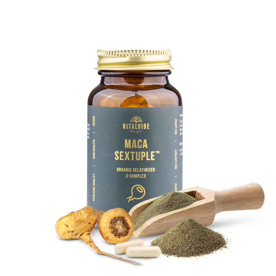 Maca - extrakt z 3 druhů kořene 1000 mg